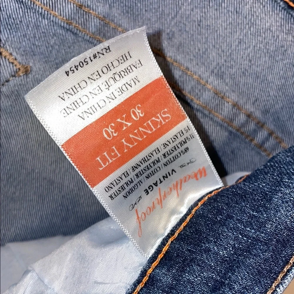 Weatherproof Blue Skinny Jeans